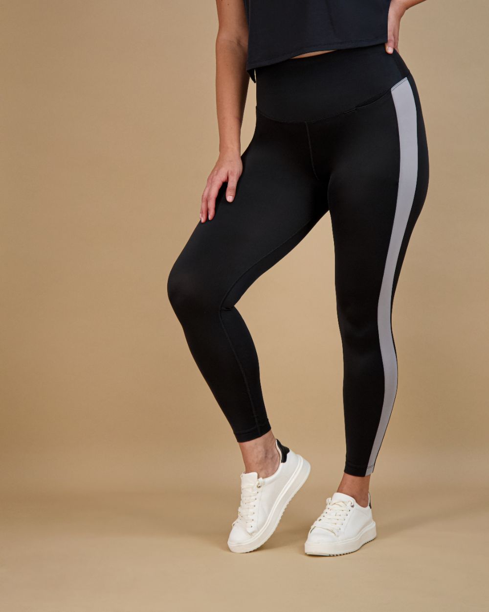 Power Stripe Smoothing Legging with Pocket