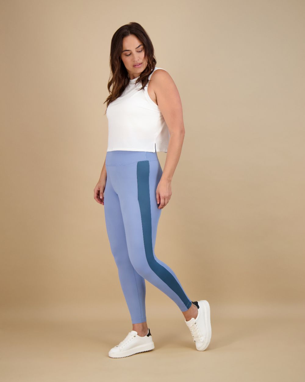 Power Stripe Smoothing Legging with Pocket